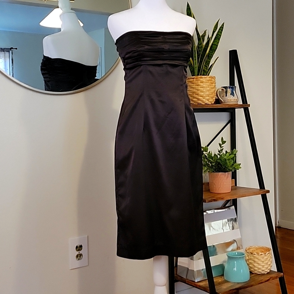 Soda Blu Strapless Black Dress